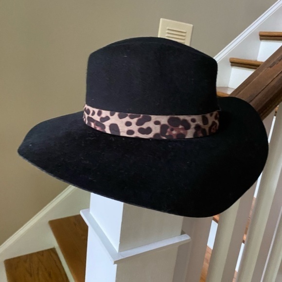 Anthropologie Wyeth Trimmed Felt Rancher Hat - Picture 1 of 7